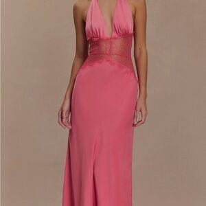 Meshki Vibrant Pink Backless Dress - perfect wedding guest dress
